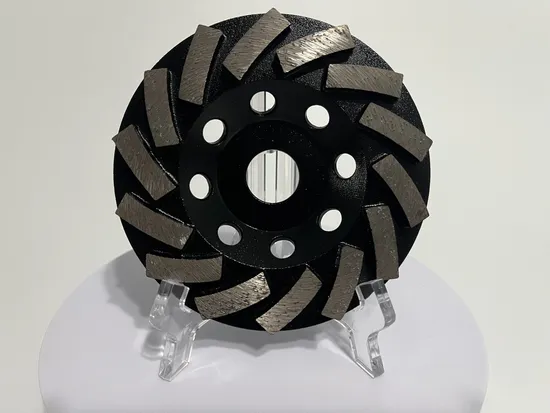 7′ Swirl Turbo Segment Diamond Cup Grinding Wheel