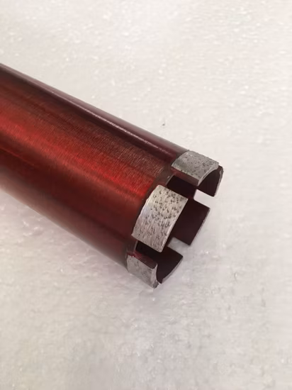 China Factory 1/2"Bsp 1 1/4"Unc Adapter Customized Length Roof/Flat/Turbo/Flat Segment for Concrete Diamond Core Drills Wet Dry Drilling
