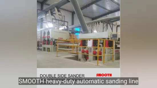 Sanding and Cutting Saw Sanding Line for MDF Pb Particle Board Chipboard Production 