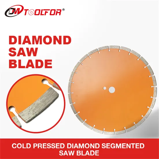 Professional 110mm Cold Pressed Segmented Diamond Saw Blade for Cutting Blocks 