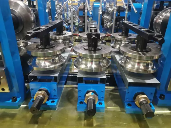 Steel Pipe Production Line with High Frequency Welder and Saw Options 