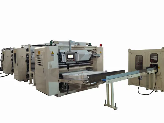 Automatic Facial Tissue Paper Production Line with Log Saw Cutting Machine 