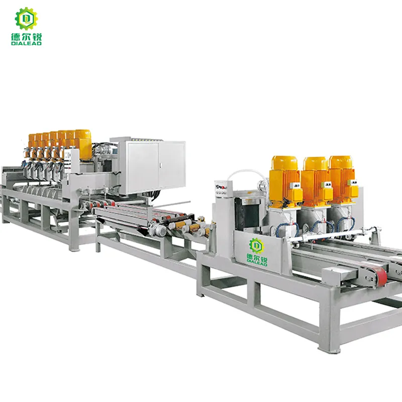 Automatic Production Line for Slab Edge Cutting Machine Automatic Granite Marble Stone Saw Slab Tiles Edge Manual Cutting Machine