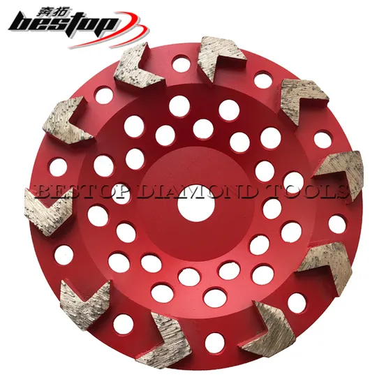 7 Inch Diamond Tools Angle Grinder Diamond Cup Grinding Wheel for Concrete and Stone 