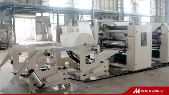 Small Toilet Paper Rewinding Band Saw Packing Machine Production Line 