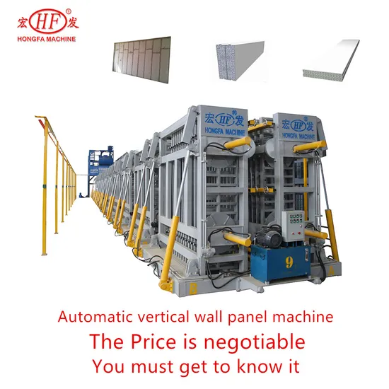 Hfp530A Automatic Double Layers Vertical Molding Insulated Panel Saw Production Line 