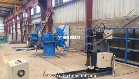 Flying Cutting Saw Tube Mill Production Line 