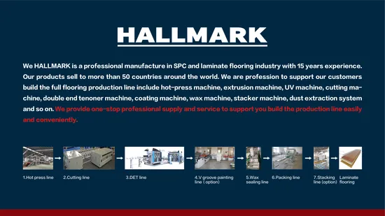 China Short Cycle Hot Press Saw Machine Double Top Supplier Laminating Flooring Production Line 