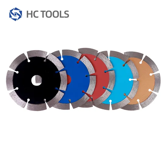 Easy to Operate 4inch Hot Pressed Segment Diamond Saw Blades for Cutting Marble Granite 