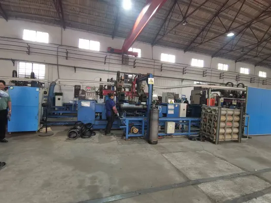 Saw Welding Was Replaced by Mag Welding Circular Seam Welding Machine of LPG Gas Cylinder Production Line 