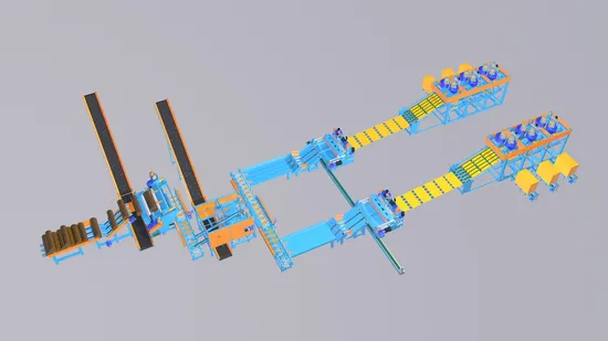 Mstar Cut Wood Saw Raw Wood Processing Wood Veneer and Artificial Board Production Line 